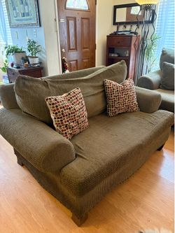 Super comfy sofa and loveseat