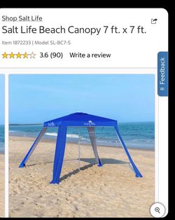 7x7 Beach canopy