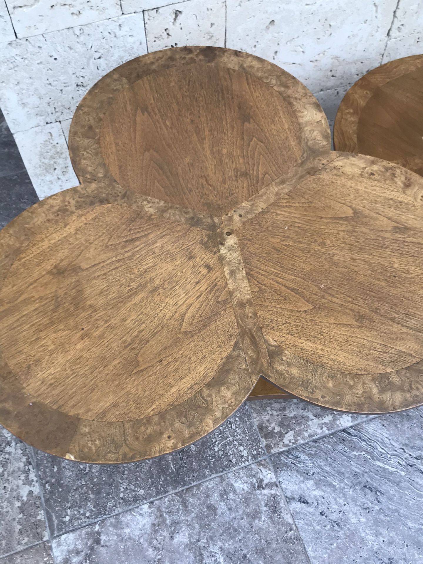 Mid Century - Vintage Beautiful 3 Piece Table Set
