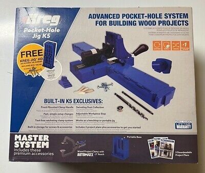 For Sale: Kreg Pocket-Hole Jig K5 Master System - Brand New Condition