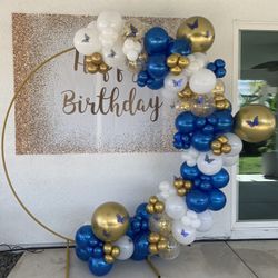 Butterfly Balloon Arch/Candy Cart