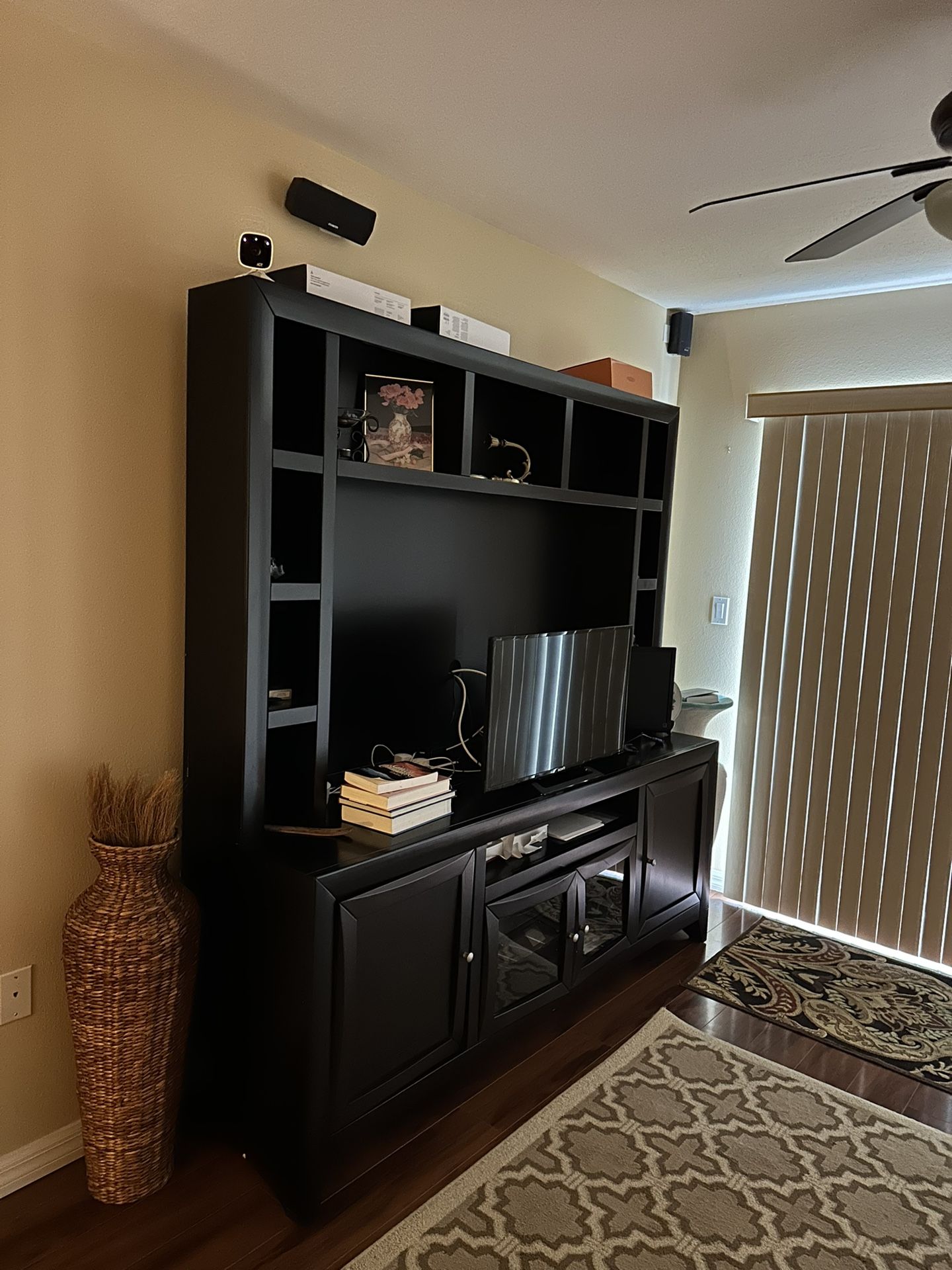 Tv Station For 40” Tv and Book Case