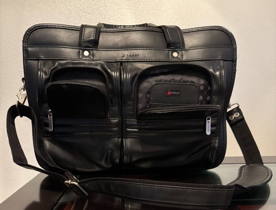 Vintage Foray Leather Computer Bag