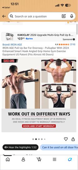 Pull up bar