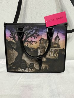 Betsey Johnson Haunted House Tote Purse