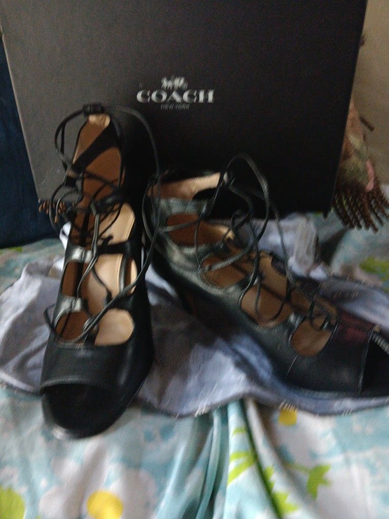 Coach Signatue Stiletto Heels
