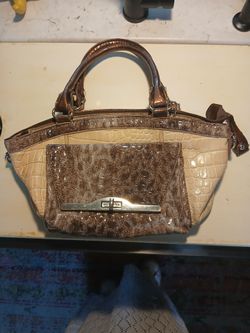 Mixed Texture Tote Handbag