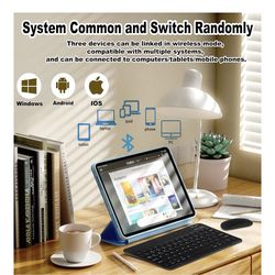 Bluetooth Keyboard and Mouse Combo,Ultra Slim Rechargeable Portable Wireless Keyboard Mouse Set Compact for Android Windows Tablet Cell Phone iPhone i