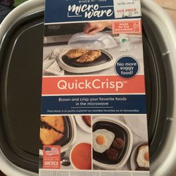 Micro Wave Quick Crisp. Nordic Ware. NEW