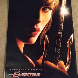 Elektra Authentic 2 Sided Movie Theater Poster For 20dlls (24X40) Alvernon Between Drexel And Valencia