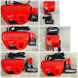Milwaukee M18 & M12 Battery’s And Chargers Individual Prices In The Description Below Starting $30 And Up
