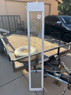 Sliding Arcadia Doggy Door 4 Lrg/med Dogs