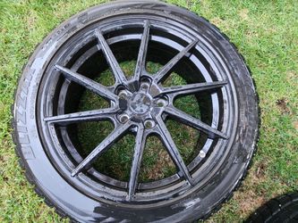 BMW 18 Inch Rims & Winter Tires - 100