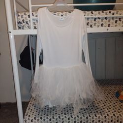 Spirit White Dress Girls Size Small 