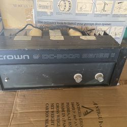 Crown DC-300A Series II 2-Channel Studio Power Amplifier, Fully Tested In Great Working 
