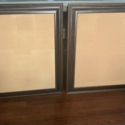 Framed Corkboard / Cork board 27 1/4 x 33 1/4 Have 2 of them price each $20
