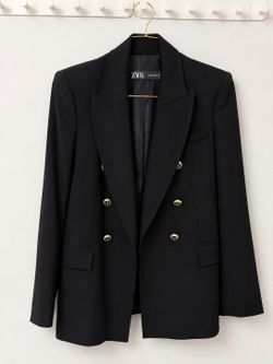 Zara Double-Breasted Blazer - Size M