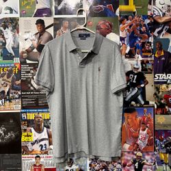 Grey Polo Ralph Lauren Shirt Men’s Large