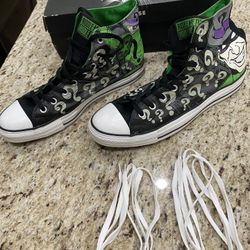 The Riddler Converse Shoes 