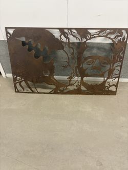 Custom Horror Steel Wall Art – One-of-a-Kind Plasma Cut Metal Panel