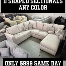 U SHAPED SECTIONAL 