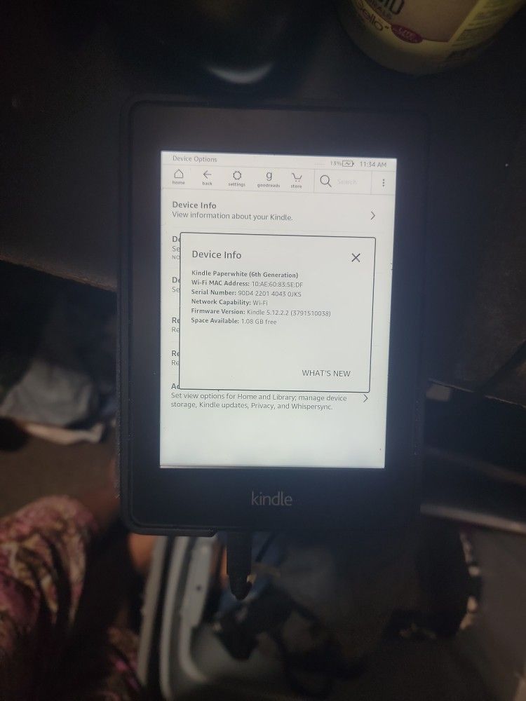 Kindle Paperwhite (6th Generation)