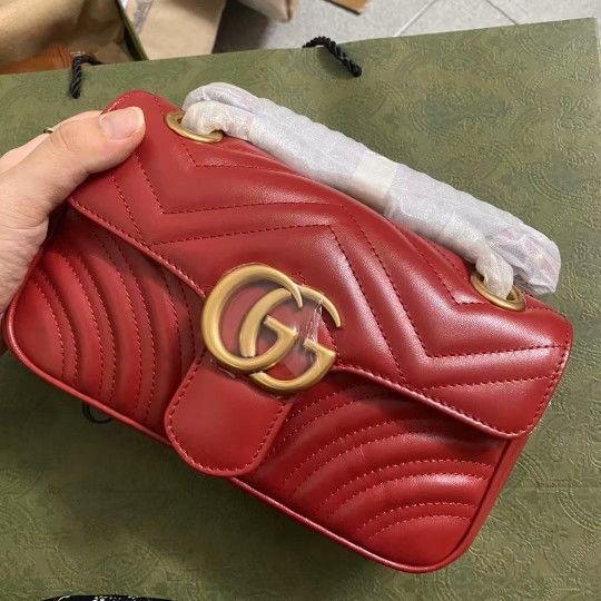 Elegant Shoulder Carry Bag RED