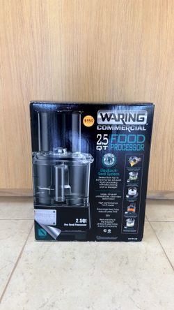 WARING COMMERCIAL 2.5QT FOOD PROCESSOR