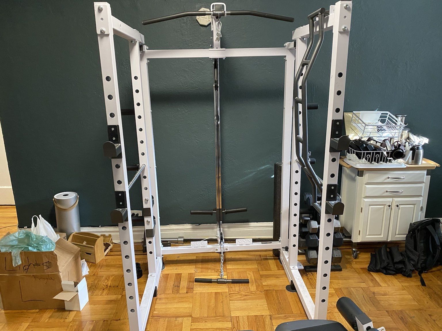 Weight Cage and Bench