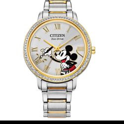 mickey mouse watch new citizen never worn