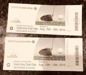 2 BMW Championship tickets