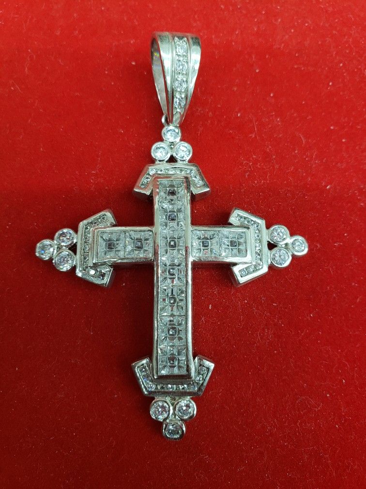 Sterling Silver Jesus Peace Pendant