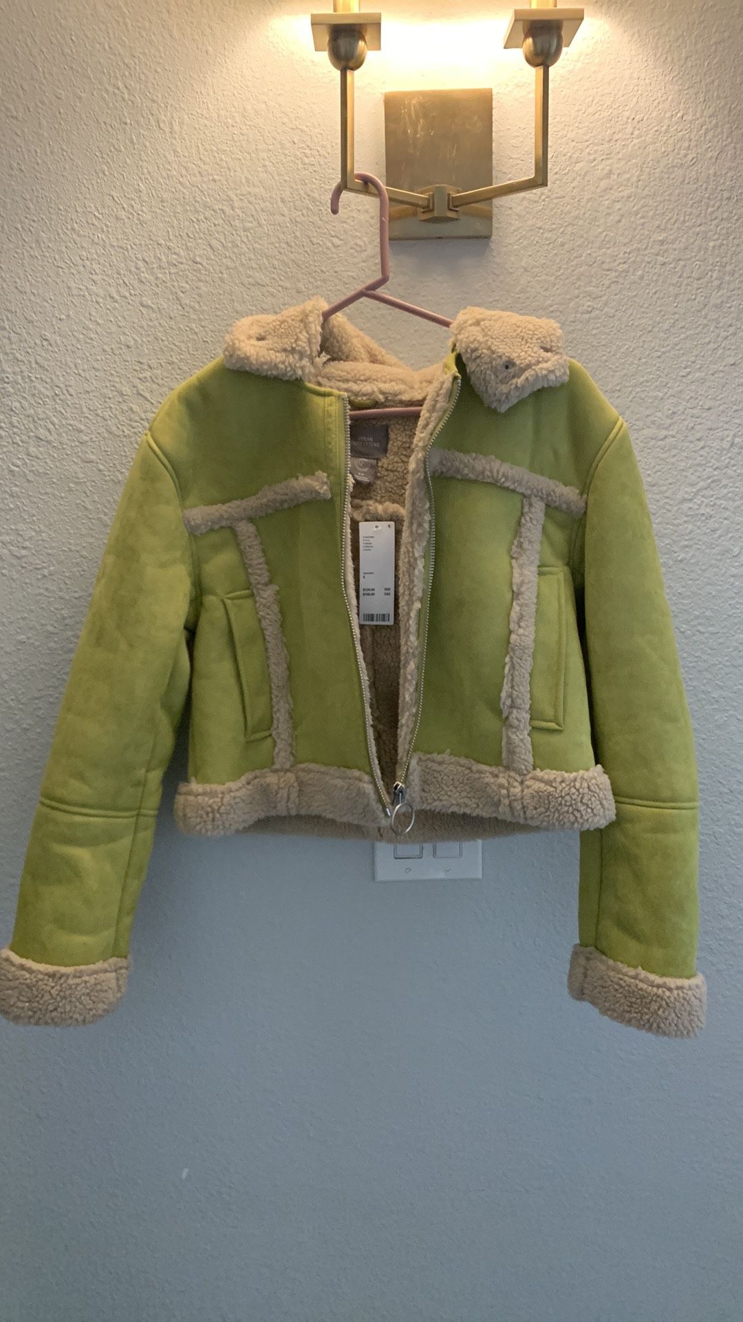 Green Sherpa Jacket