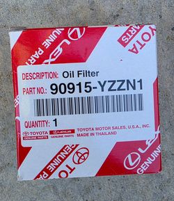 Toyota Lexus Genuine Oil Filter 90915-YZZN1