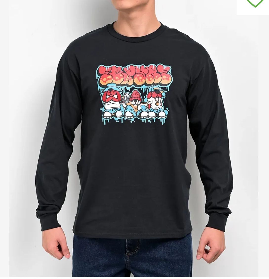 New Men’s L Zumiez Empyre Graffiti The Dog Long Sleeve T-shirt Tee Sweatshirt