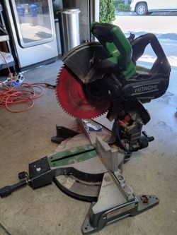 HITACHI  C12FDH MITER SAW WITH LASER MARKER