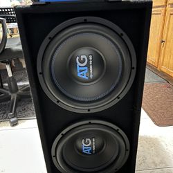 ATG 10” Dual Sub Woofer and 2400W Amplifier 