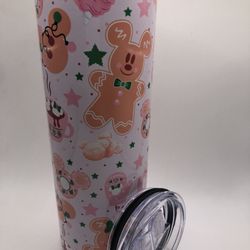 Tumbler Gingerbread Mickey Mouse Stocking Stuffers Holiday Edition Stainless Steel Metal