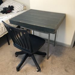 Folk Desk And Chair 