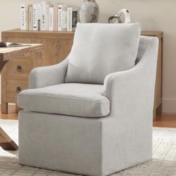 Upholstered Dining Chair, Modern Kitchen Chair Dinner Chair with 4 Casters