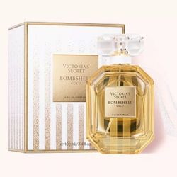 Victoria's Secret Bombshell Gold Eau De Perfume 3.4 Oz New 