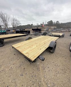 New 7 x 14 flatbed utility trailer