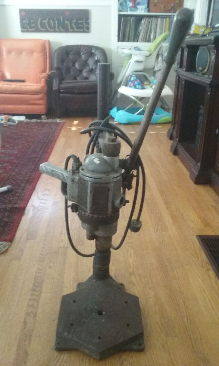 Vintage black and decker drill press
