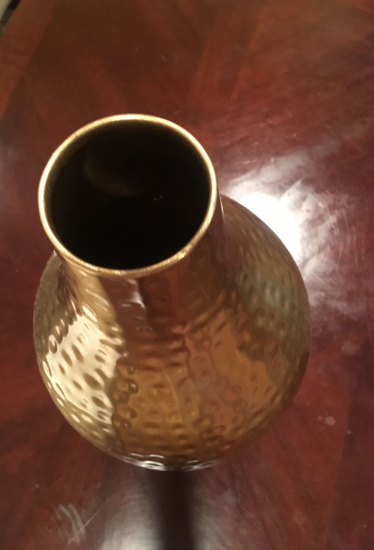 Hammered Bronze vase