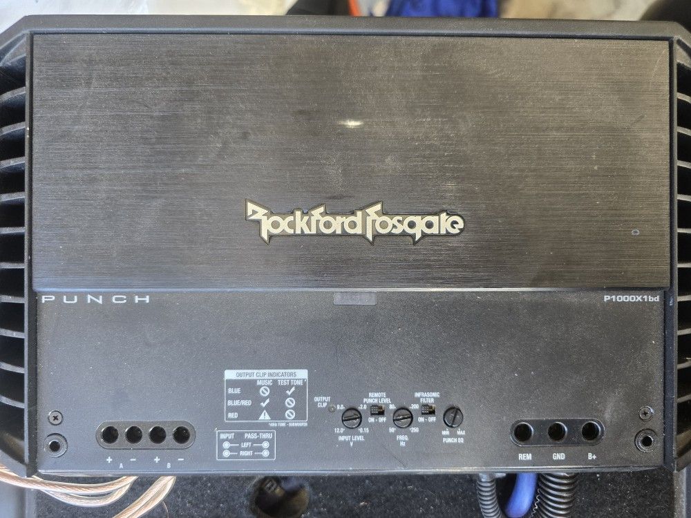 Punch 1000 Sub Amp