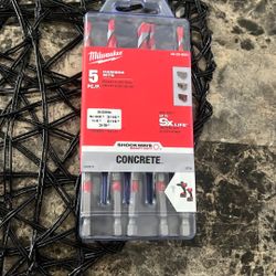 Milwaukee Hammer Bits 5 Piece