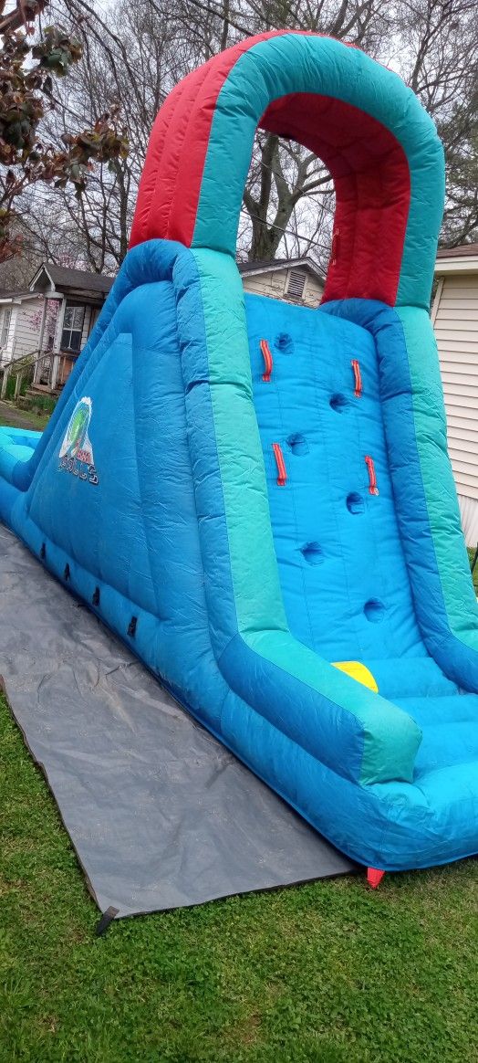 Water Slide With Fans
