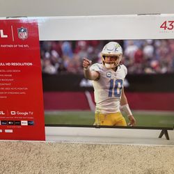 TCL 43” Smart TV. Unopened. 