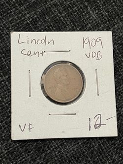 1909 VDB Wheat Cent