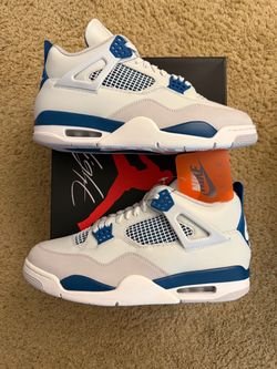 Size 11.5 (Brand new with box) - 2024 Air jordan 4 retro military blue